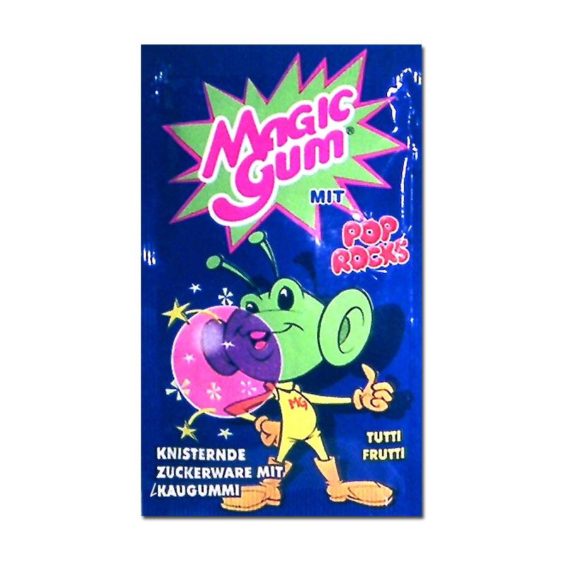 Magic Gum Pop Rocks Zuckerwatte Kaugummi 7g mit knisterndem Effekt