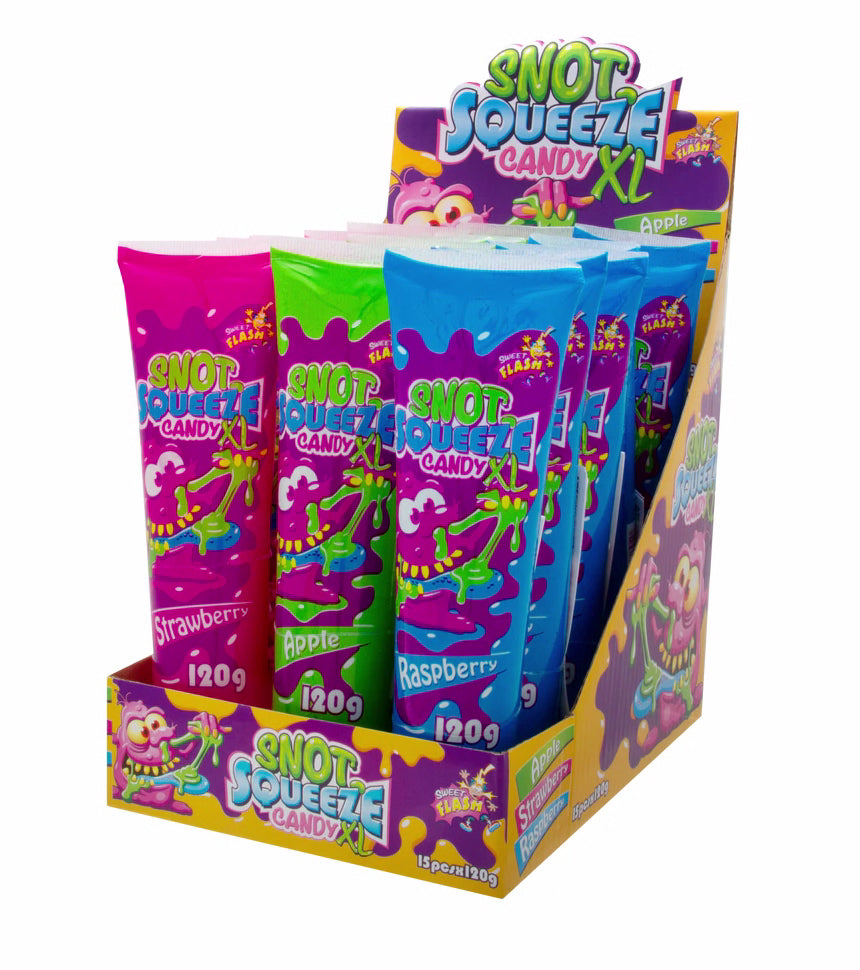 Warheads Candy Gel in der Tube XL 120g Erdbeer Fruchtgummi – Produktansicht