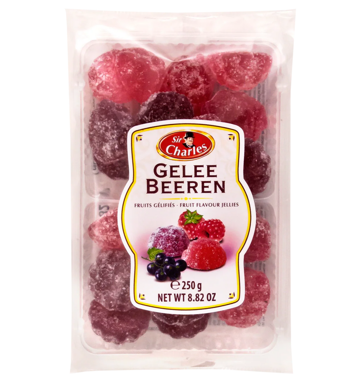 Sir Charles gezuckertes Gelee mit Beerengeschmack 250g – Produktansicht