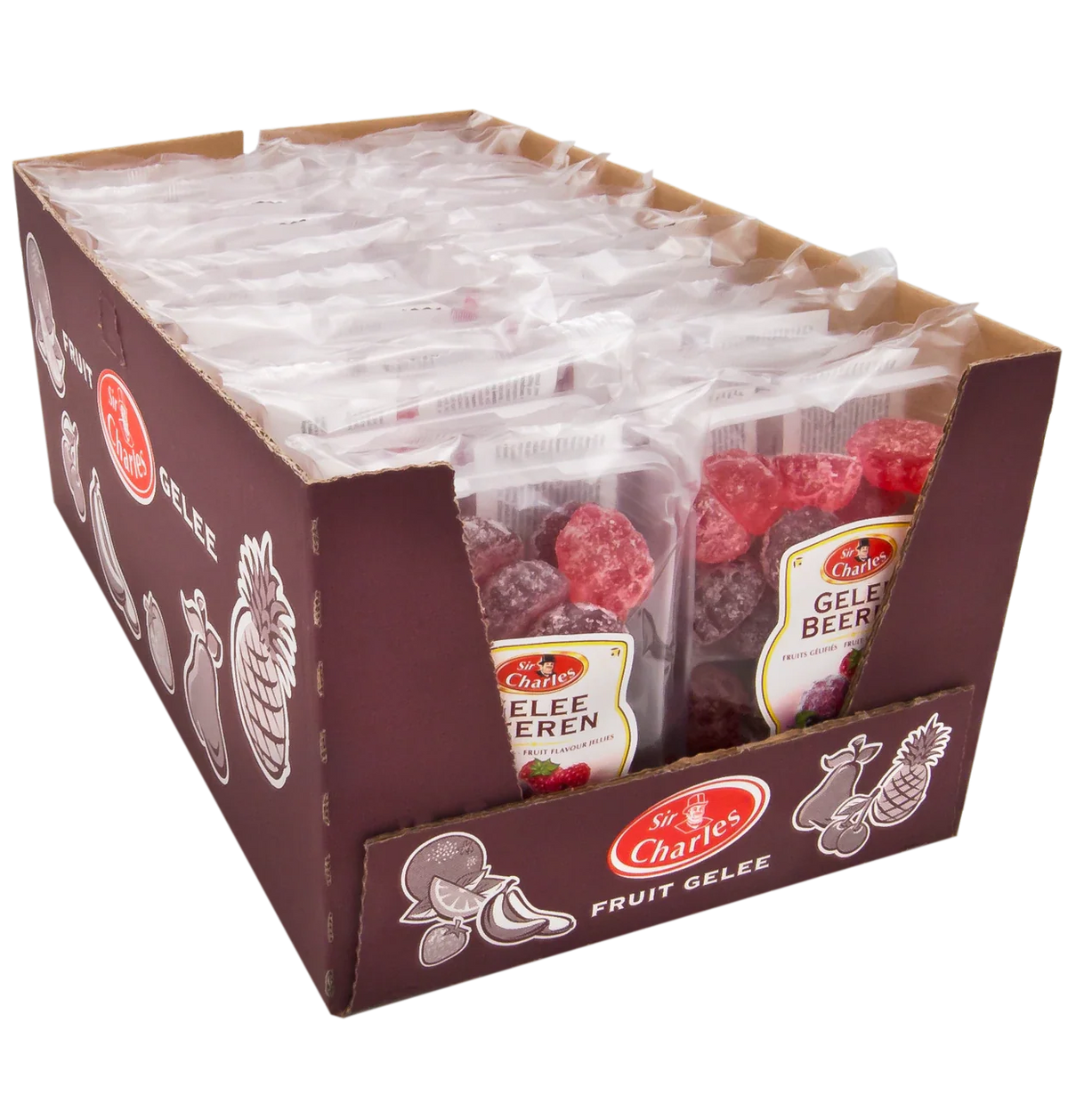 Sir Charles gezuckertes Gelee mit Beerengeschmack 250g – Detailansicht