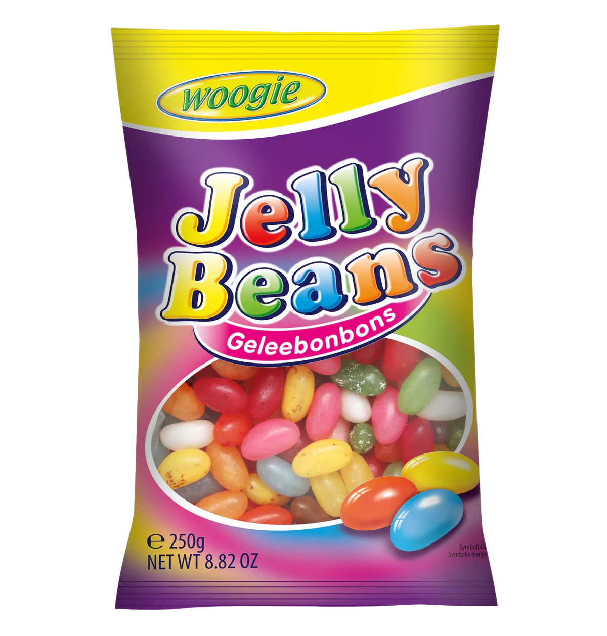 Woogie Jelly Beans 250g gefüllte Gelee-Bohnen