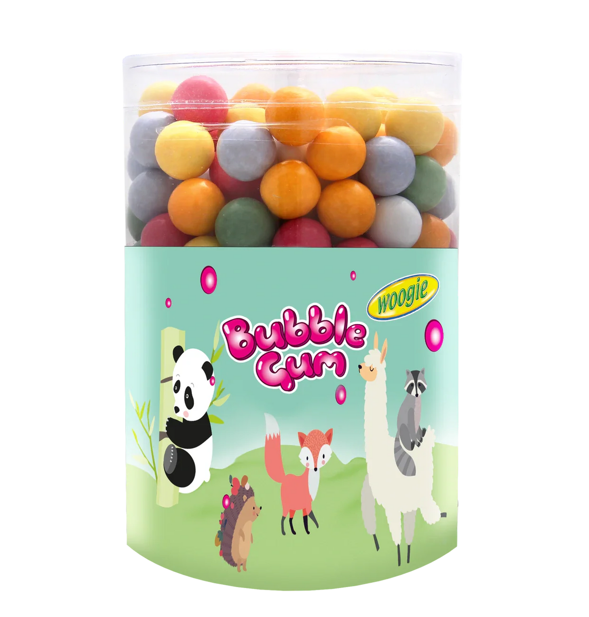 Woogie Kaugummi Kugeln 500g Bunte klassische Kaugummis