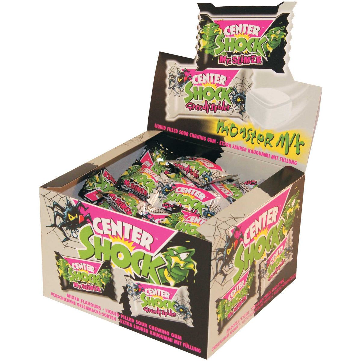 Center Shock Monster Mix Kaugummi Blutorange Cola 100er Pack