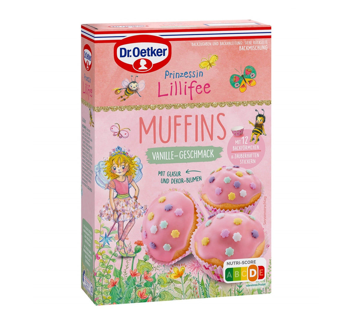 Dr Oetker Backmischung Prinzessin Lillifee Vanille Muffins 397g – Produktansicht