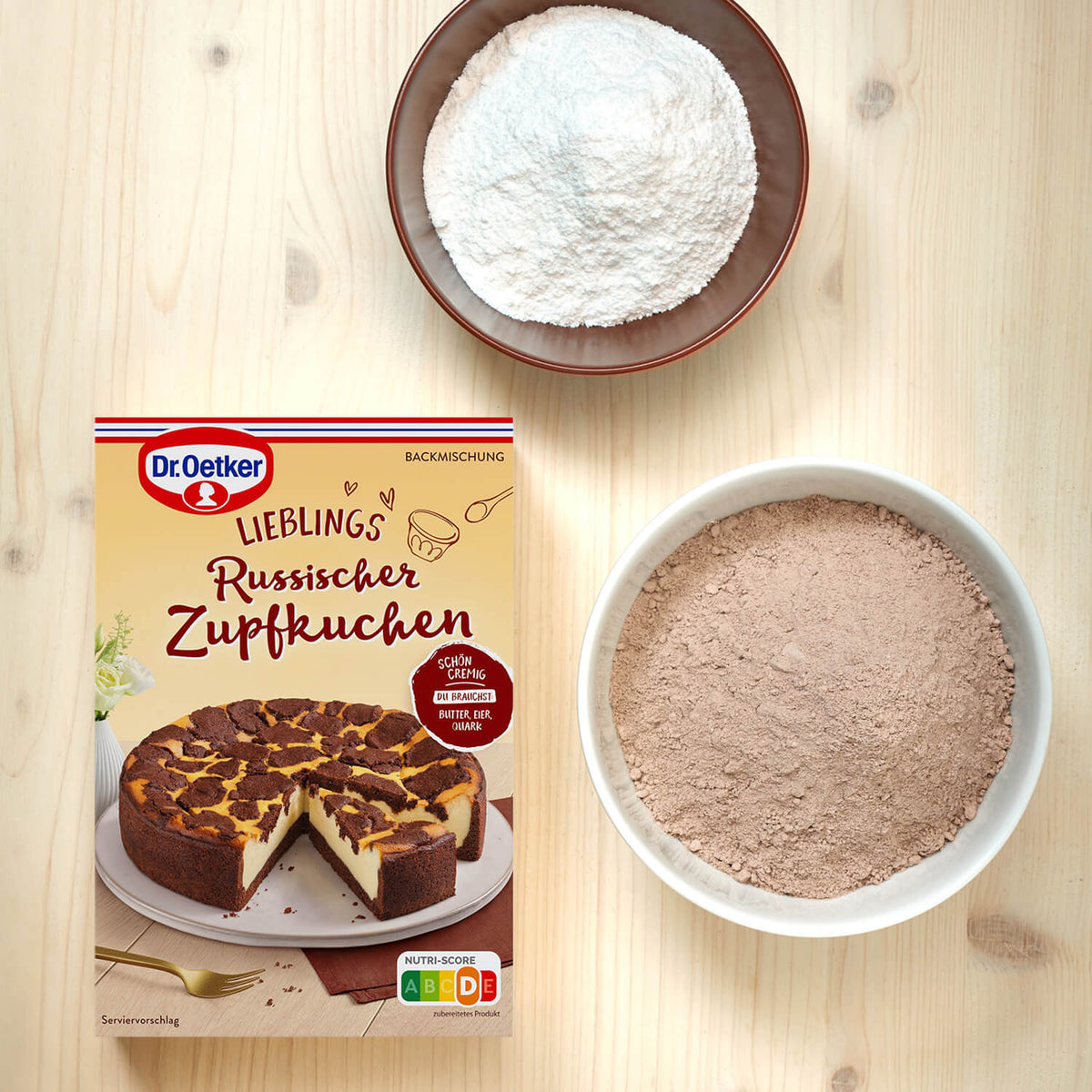 Dr Oetker Backmischung Russischer Zupfkuchen 670g – Detailansicht