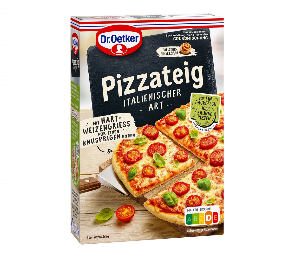 Dr Oetker Pizzateig Italienischer Art 175g Backmischung – Produktansicht