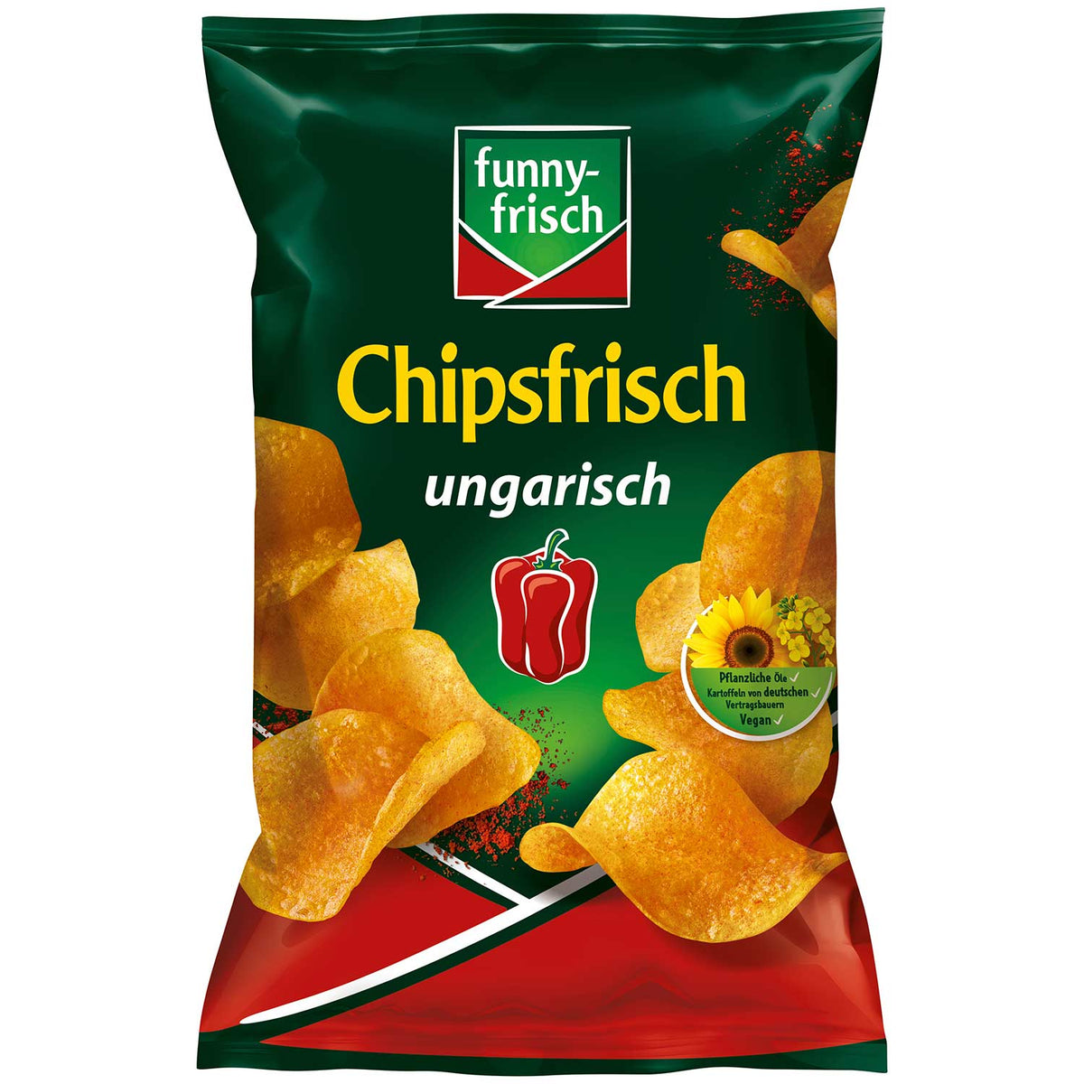 Funny-Frisch Chipsfrisch Ungarisch 150g Paprika Kartoffelchips