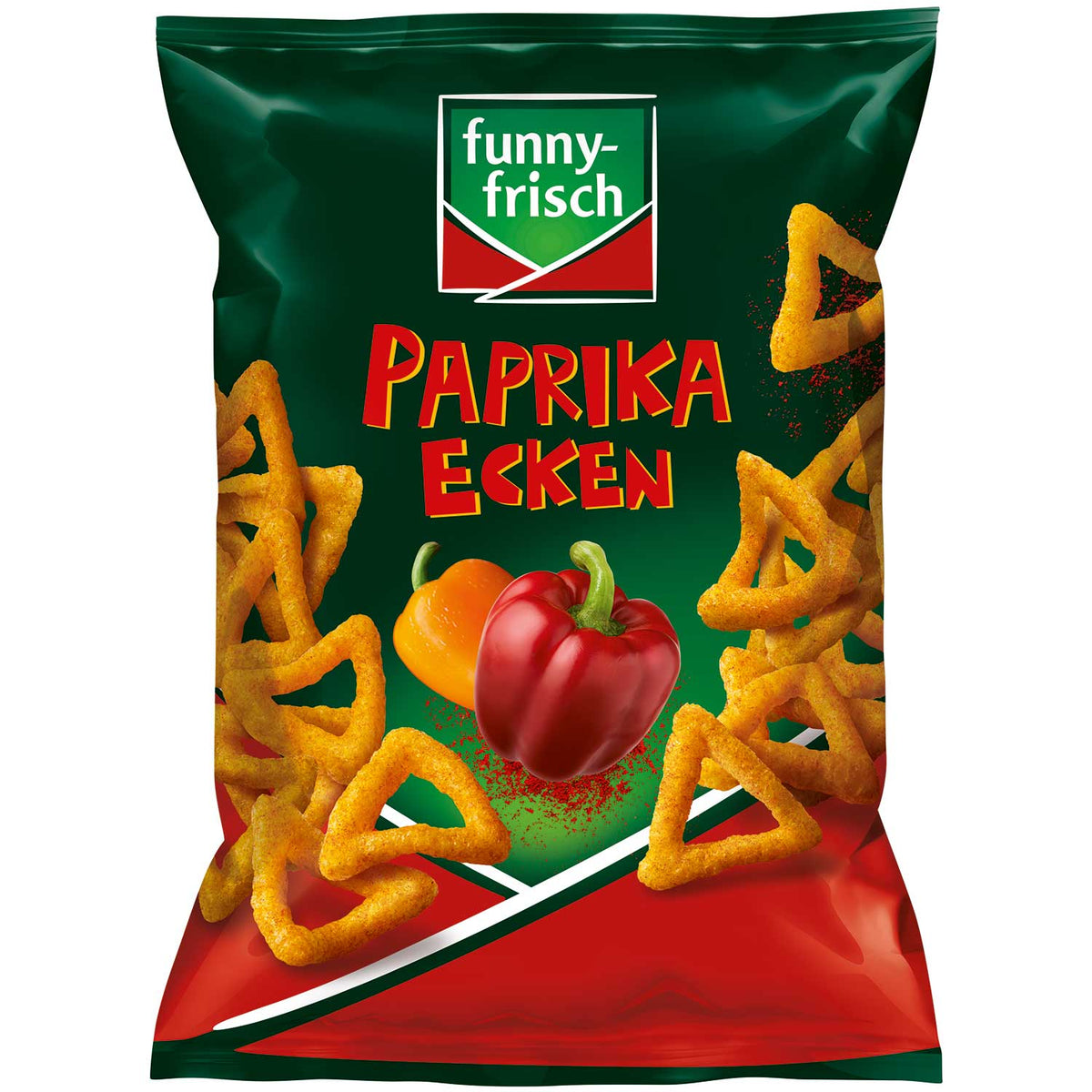 Funny-Frisch Paprika Ecken knusprige Chips 75 g
