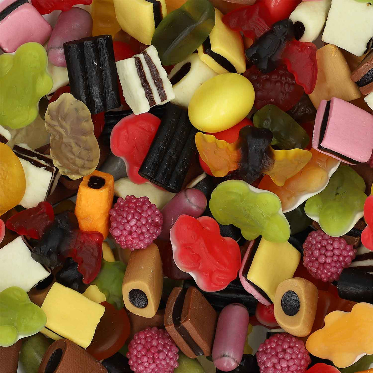 Haribo Color-Rado Lakritz Mischung 1 kg Packung – Produktansicht
