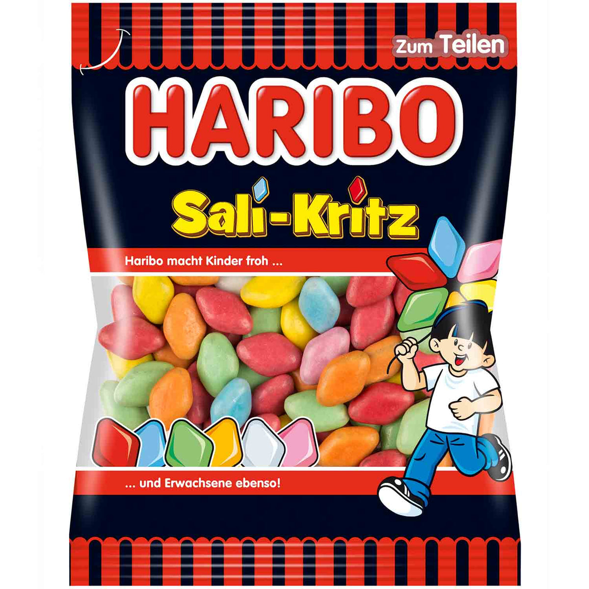 Haribo Sali-Kritz Lakritz-Dragees 160g Packung