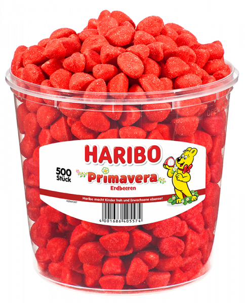 Haribo Primavera Erdbeeren Soft-Schaumzucker 500 Stück