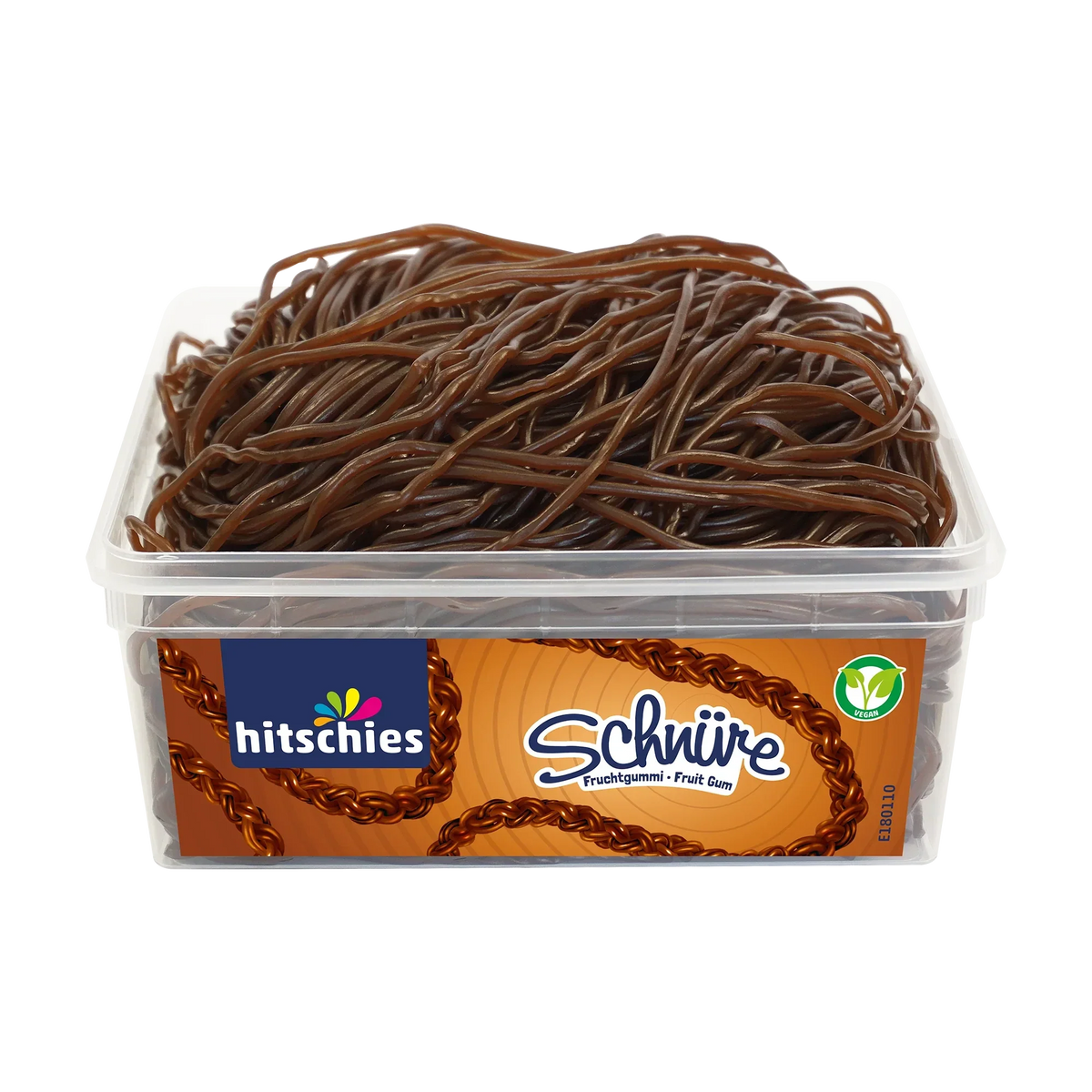 Hitschies Fruchtgummi Schnüre Cola 1000g Packung – Produktansicht
