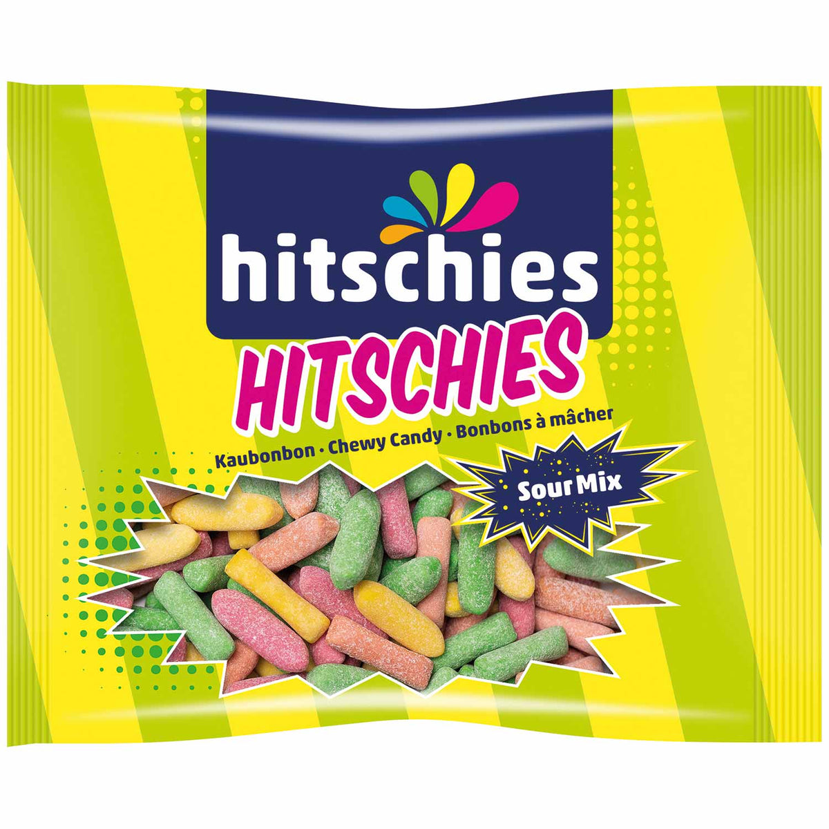Hitschies Kaubonbon Sour Mix 200g Packung