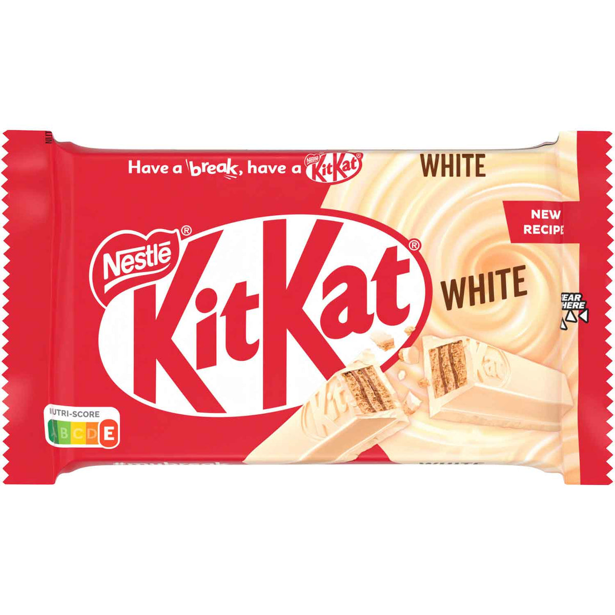 KitKat White Chocolate Knusperwaffel 24er Pack 41,5g Riegel – Detailansicht