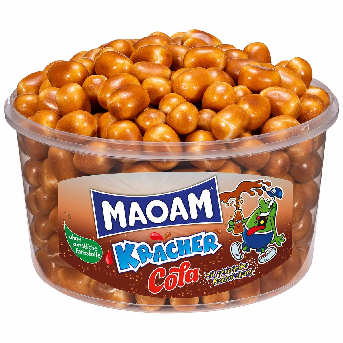 Maoam Kracher Cola Kaubonbon mit Brausefüllung 1200g – Produktansicht