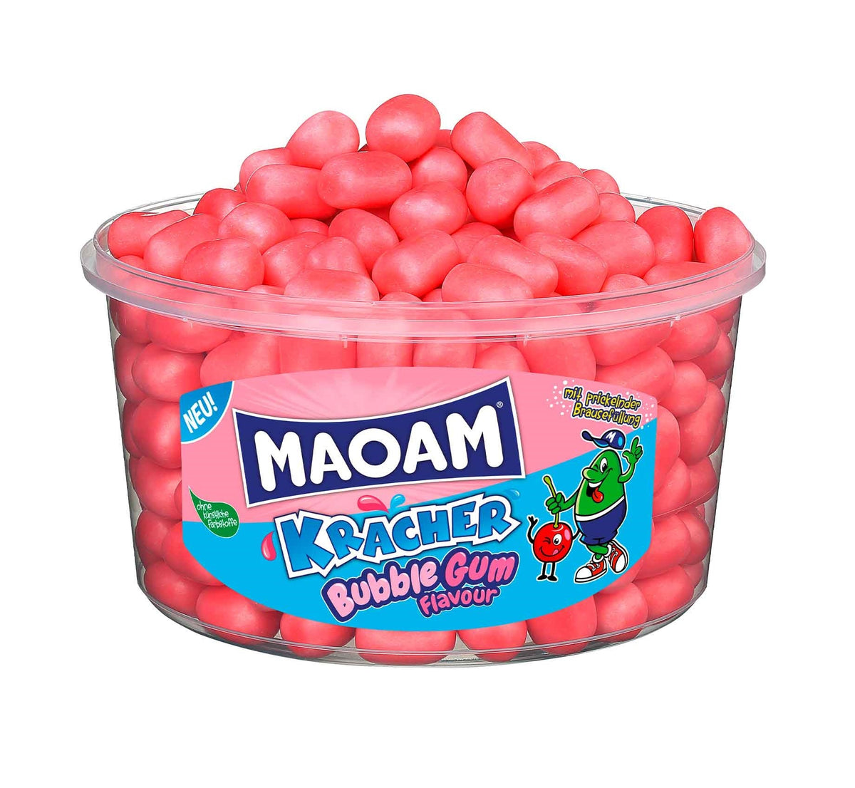 Maoam Kracher Bubble Gum Kaubonbons 265 Stück 1200g – Produktansicht