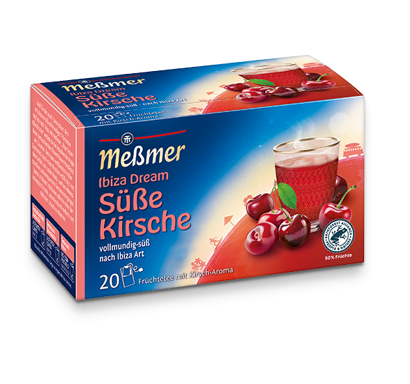 Messmer Süsse Kirsche Ibiza Dream Früchtetee mit Kirsch-Aroma 175g