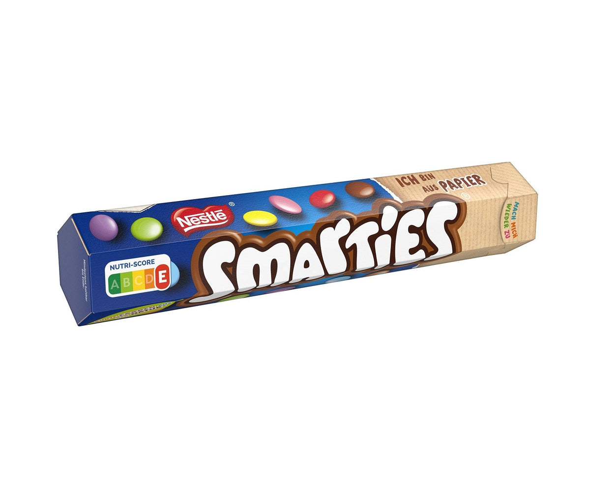Smarties Schokolinsen 130g mit buntem Zuckerüberzug – Produktansicht