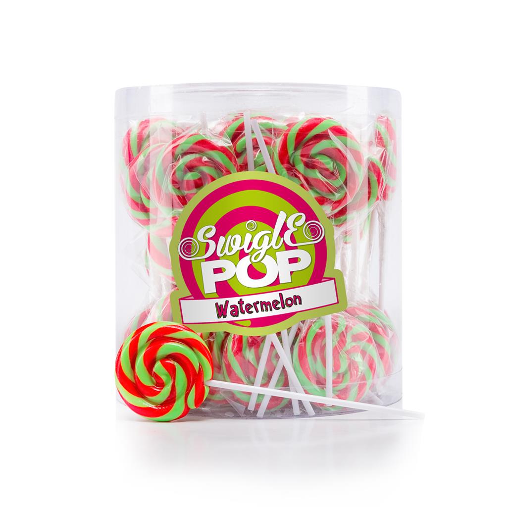 Swigle Pop Mini Watermelon Lolli 50 Stück à 12g