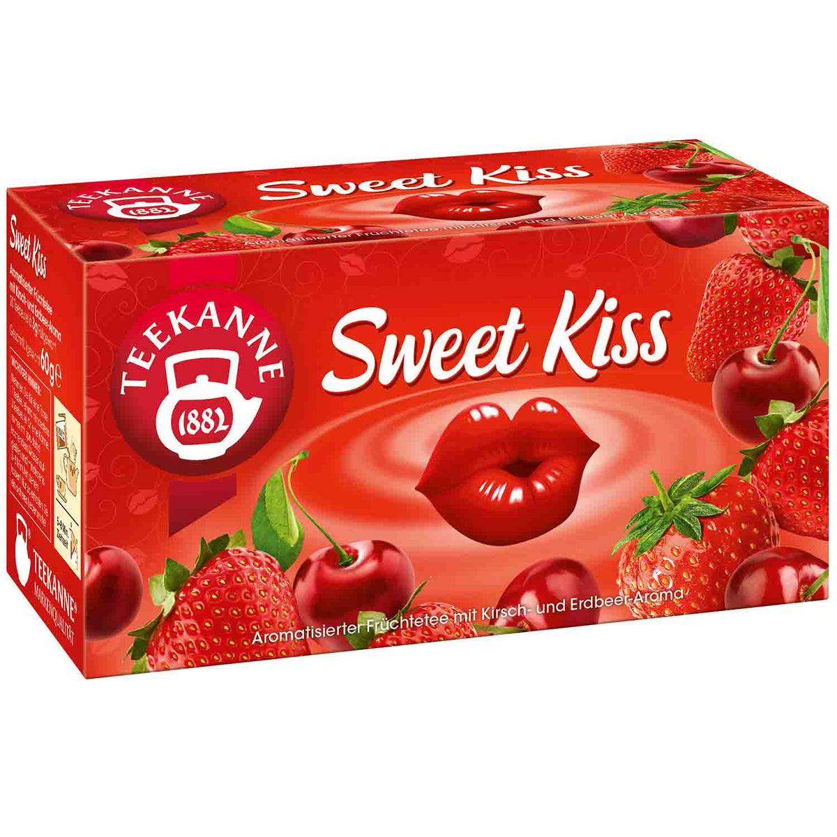 Teekanne Sweet Kiss Früchtetee Doppelkammerbeutel 20 Stück 45g