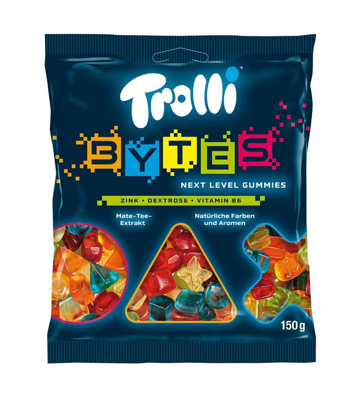 Trolli Bytes Gummi-Bonbons mit Dextrose 150g Fruchtgummi