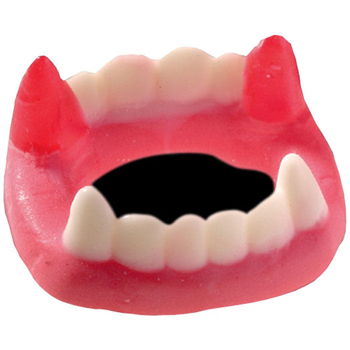 Trolli Dracula Fruchtgummi 150g Mini-Gebisse Erdbeer – Detailansicht