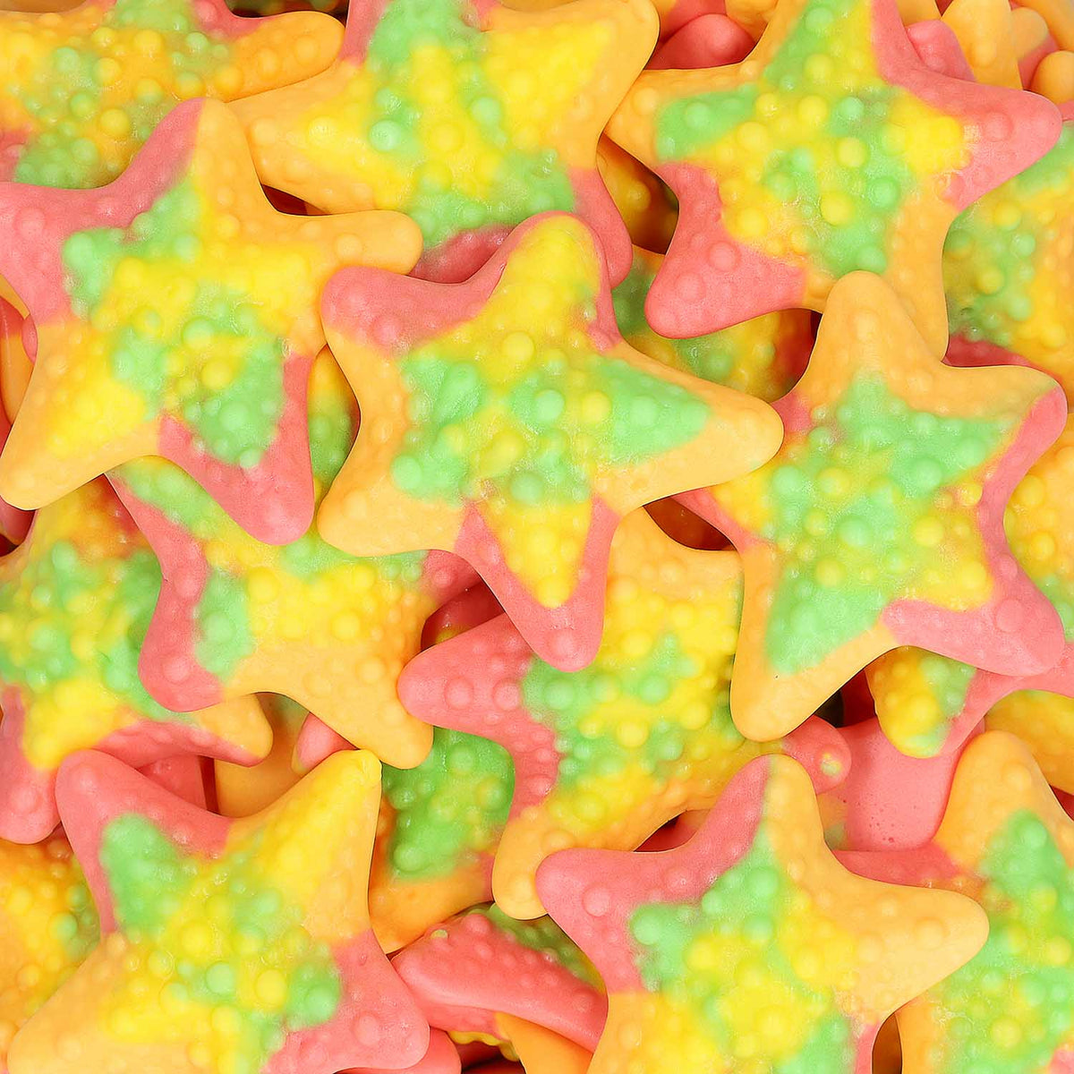 Trolli Seesterne Schaumzucker Fruchtgummi 75 Stück 975g – Detailansicht