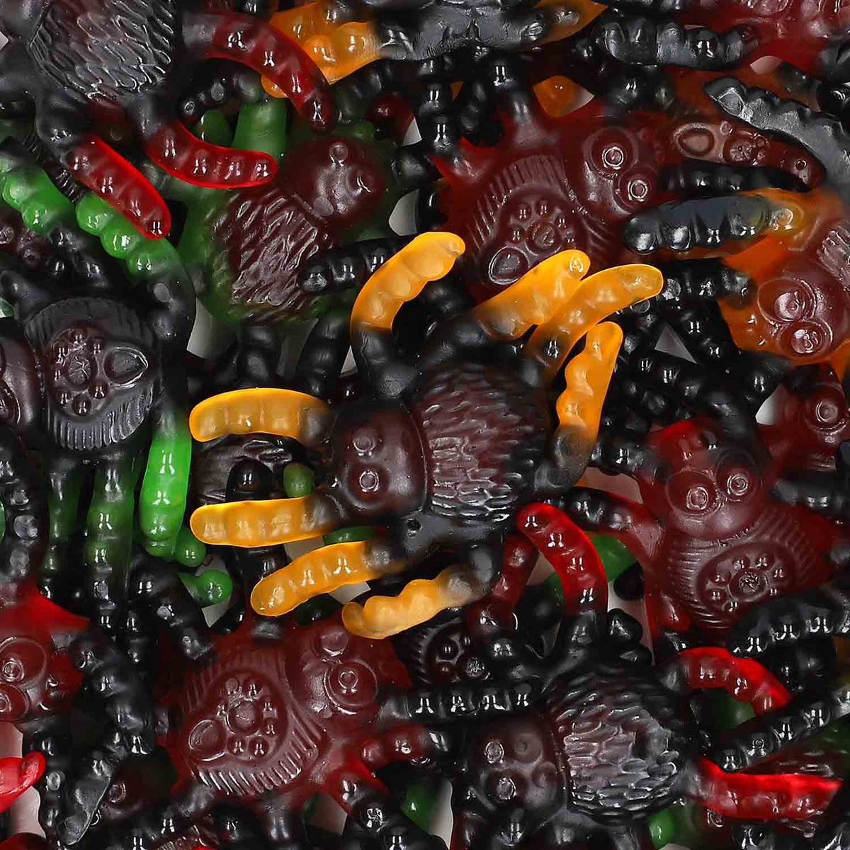 Trolli Tarantula Halloween Fruchtgummi 75er Pack 975g – Detailansicht