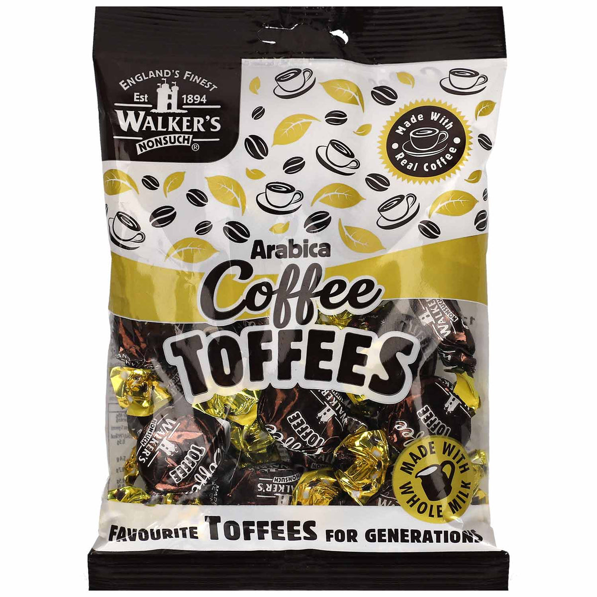 Walkers Nonsuch Arabica Coffee Toffees 150g einzeln gewickelt