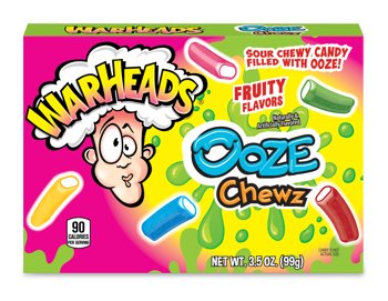 Warheads Ooze Chews saure Fruchtgummis 99g Beutel