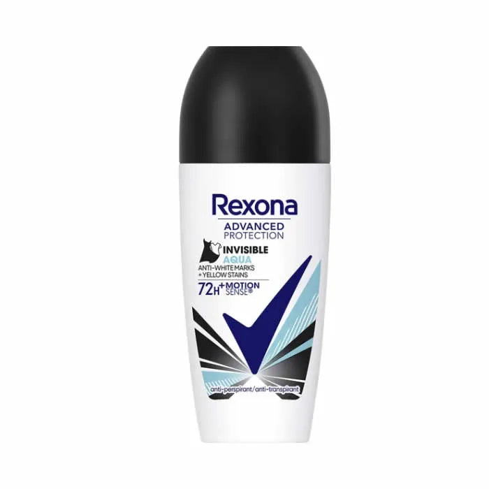 Rexona Deodorant Roll On Advanced Protection Invisible Aqua 50ml