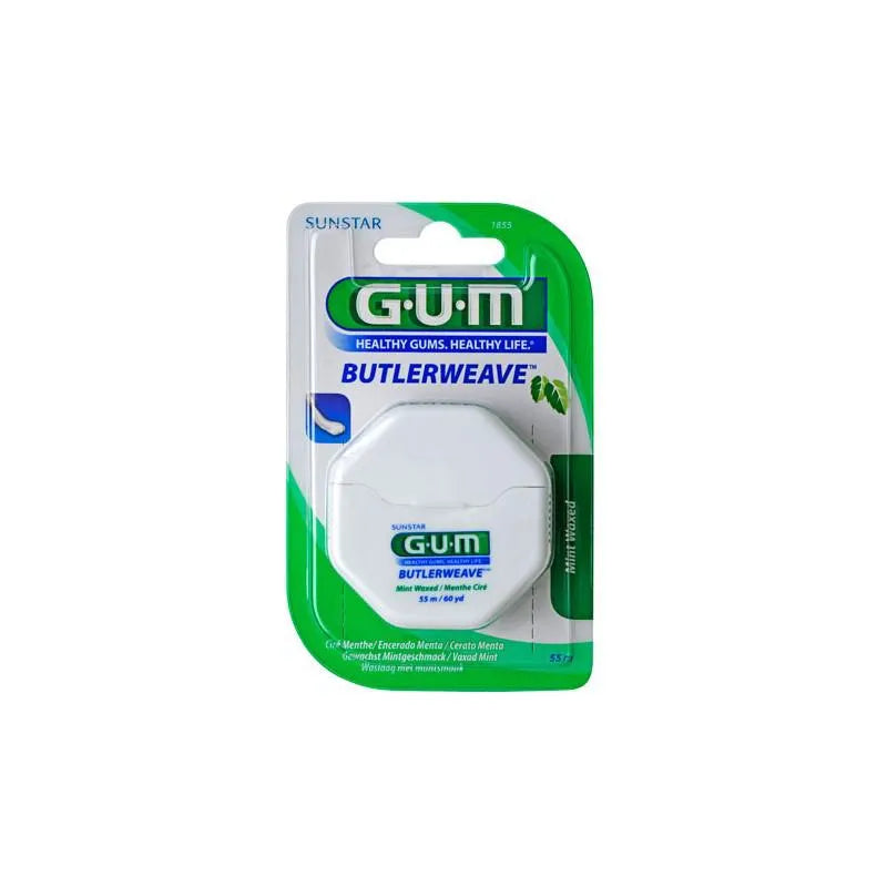 GUM Butlerweave Zahnseide gewachst mit Menthol