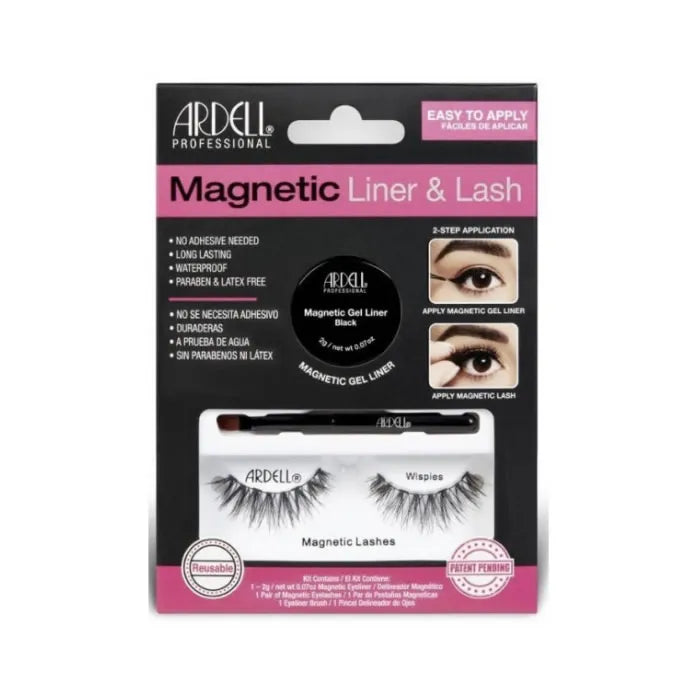 ARDELL Magnetic Liner & Lash False Eyelashes Wispies Set