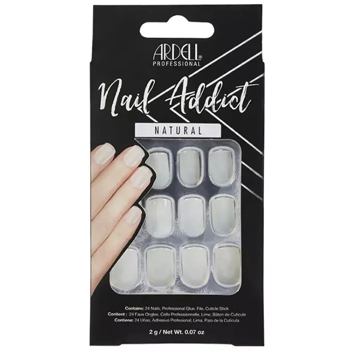 ARDELL Nail Addict Natural Squared False Nails