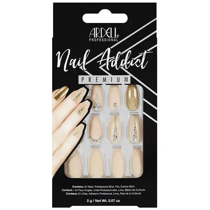 ARDELL Nail Addict Nude Jeweled Künstliche Nägel