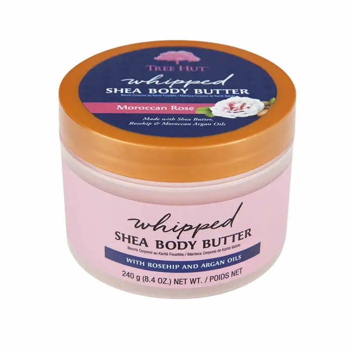 TREE HUT Moroccan Rose Whipped Shea Body Butter 240g