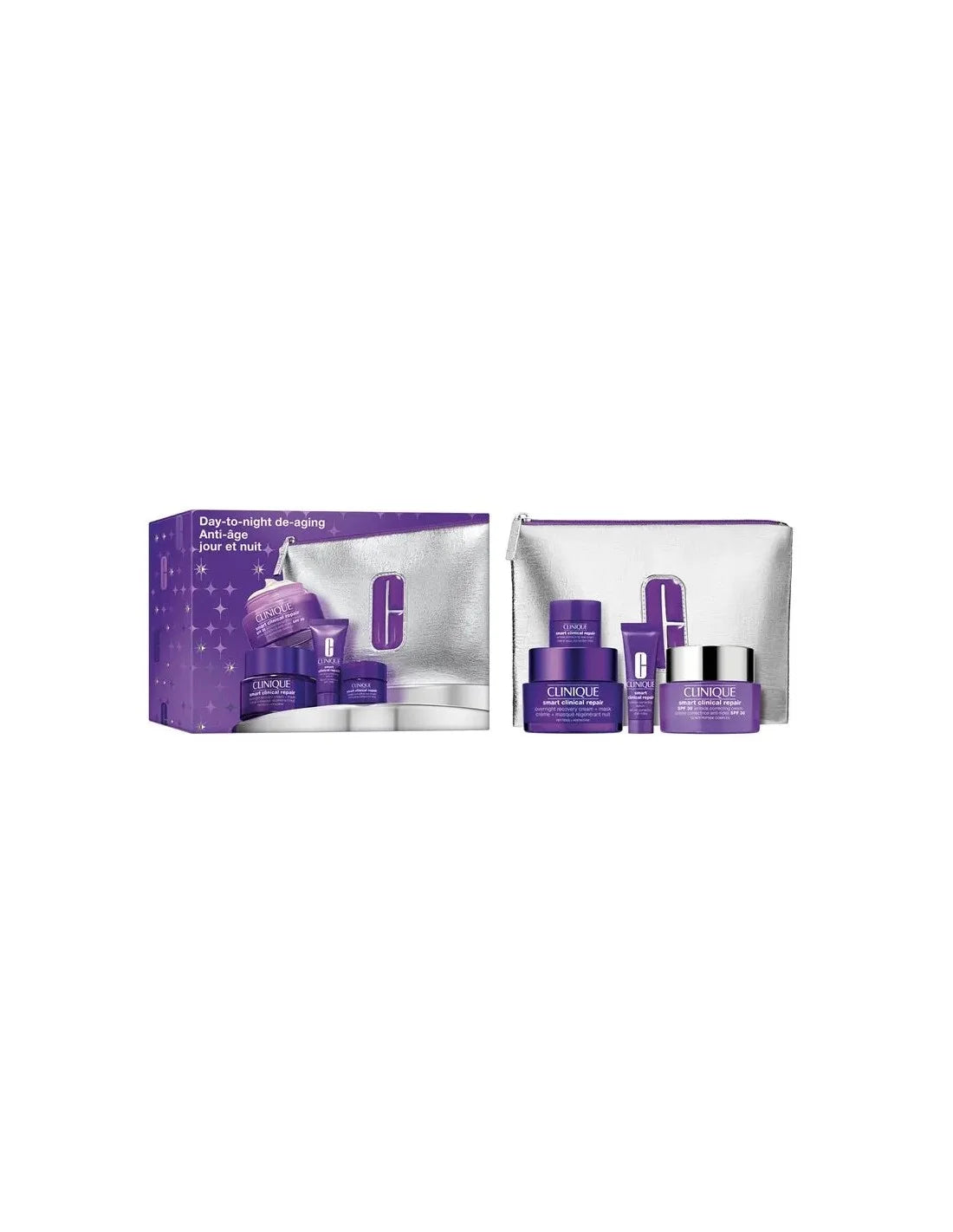 Clinique Set Smart Clinical Repair Spf30 50ml Overnight 50ml Eye Serum