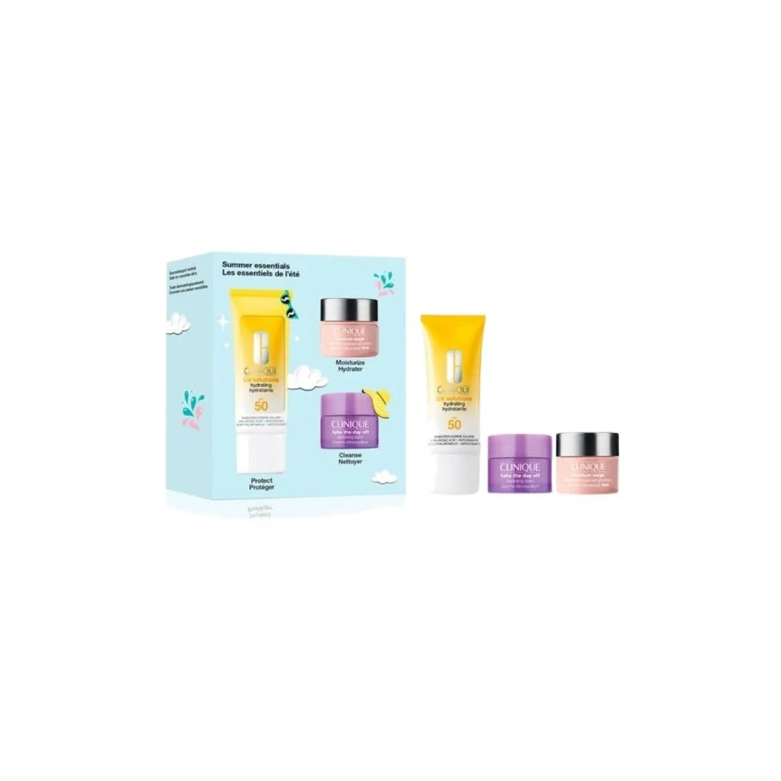 Clinique Set Uv Solutions Spf50 40ml Take Day Off Balm 15ml Ms 100h 15ml