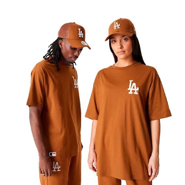 Kurzärmliges Sport T-Shirt New Era  TEE LOSDOD TPNSTN 60416427 Braun