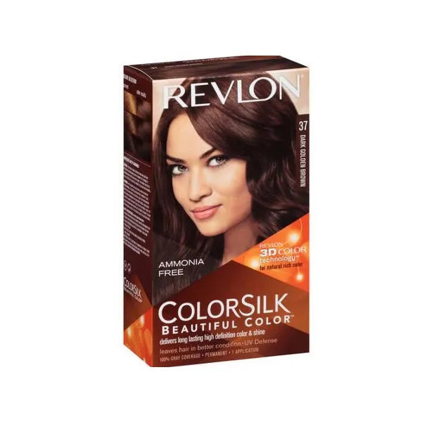 Revlon Colorsilk Haarfarbe ohne Ammoniak 37 Dunkel Goldenbraun