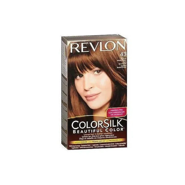 Revlon Colorsilk Haarfarbe Medium Golden Brown 43 ohne Ammoniak 170 ml