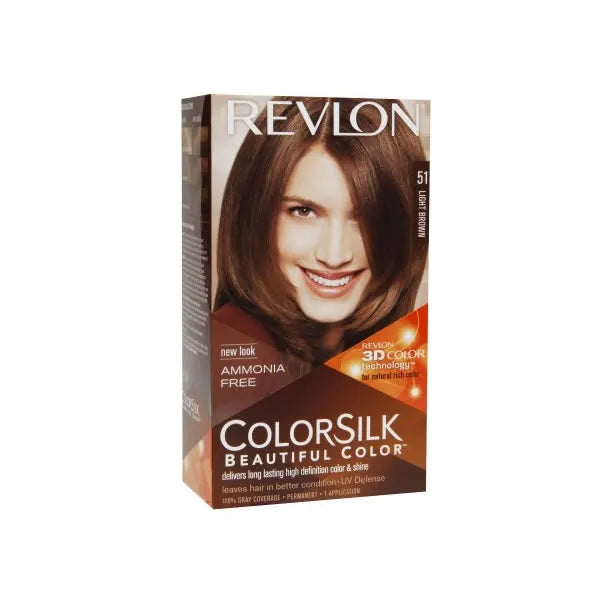 Revlon Colorsilk Haarfarbe Light Brown 51 ohne Ammoniak 100 ml
