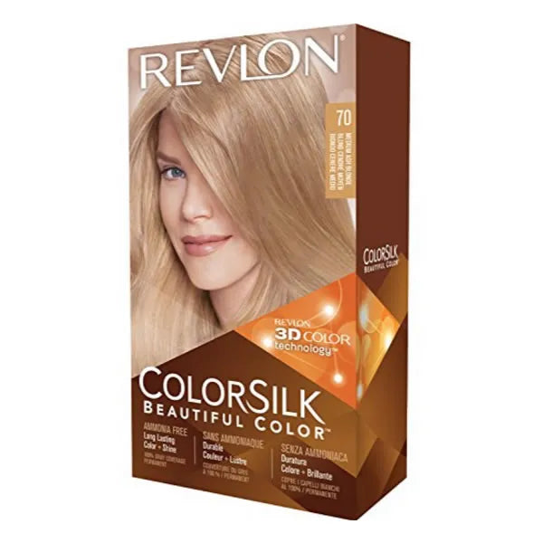 REVLON Colorsilk Haarfarbe Medium Ash Blonde 70 ohne Ammoniak 100 ml
