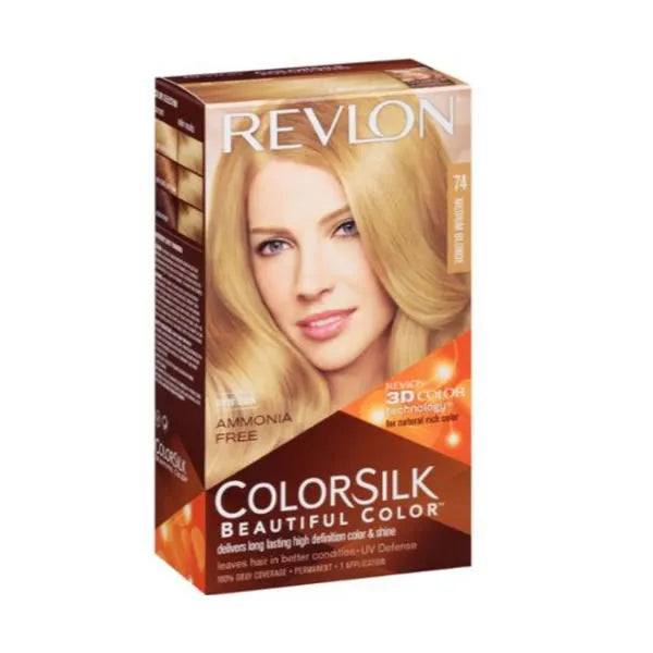 REVLON Colorsilk Haarfarbe Medium Blond 74 ohne Ammoniak