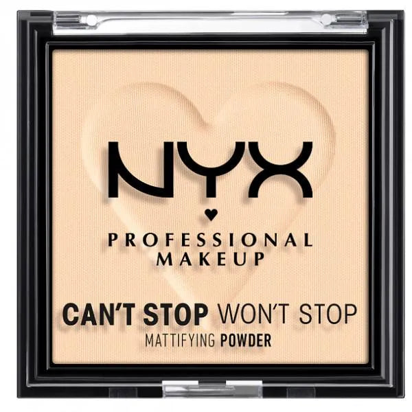 NYX Can't Stop Won't Stop Mattifying Powder Light Medium