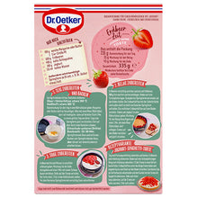 Dr Oetker Backmischung Erdbeer Zeit Joghurt-Sahne-Torte 175g – Seitenansicht