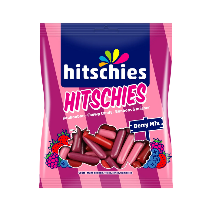 Hitschies Berry Mix 125g Kaubonbon Mix mit Waldfrucht und Beeren – Produktansicht
