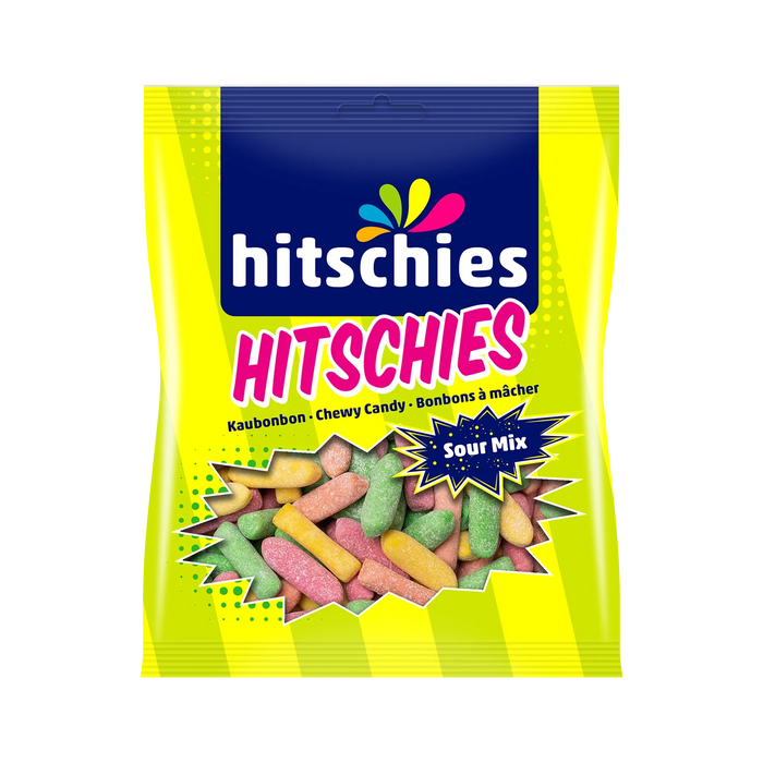 Hitschies Sour Mix 140g dragierte Kaubonbons mit saurem Fruchtgeschmack – Produktansicht