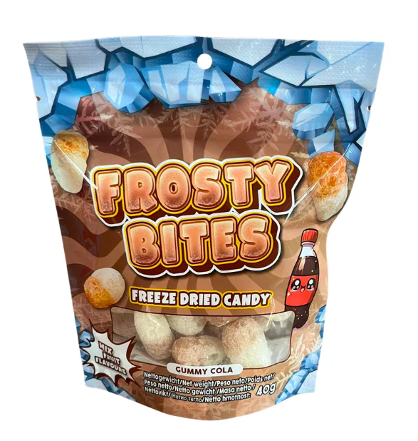 Frosty Bites Freezed Dried Candy – Gummy Cola 40g