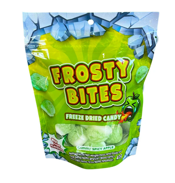 Frosty Bites Gefriergetrocknete Süssigkeit Spicy Apple 40g – Produktansicht